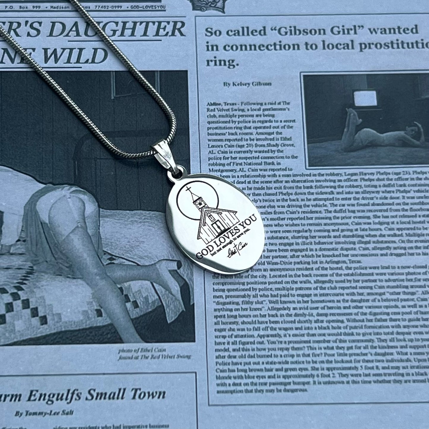 God Loves You Necklace